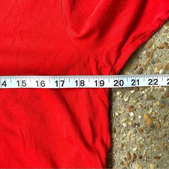 Rene Rofe Feliz Naughty Dog Red Christmas Loungewear Nightgown Size L - Picture 6 of 6